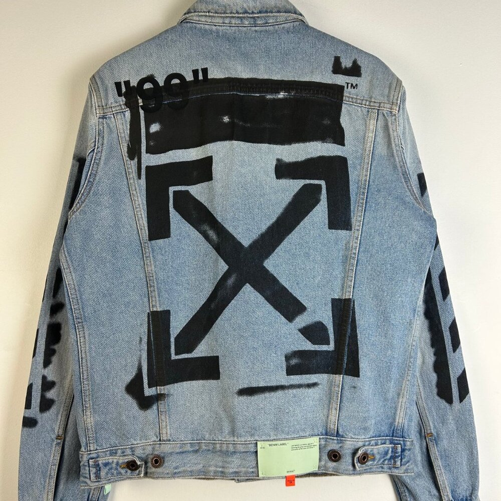 Off-White - S/S 19 - Impressionism Slim Denim Jacket